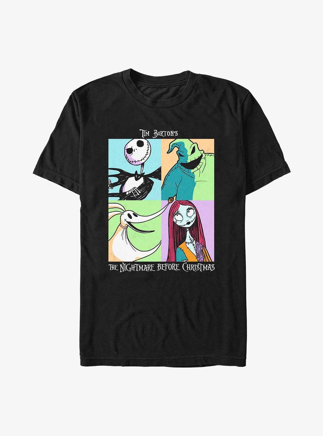 Disney The Nightmare Before Christmas Spooky Squad Extra Soft T-Shirt T-Shirt | Exclusive Edition | High Demand Item
