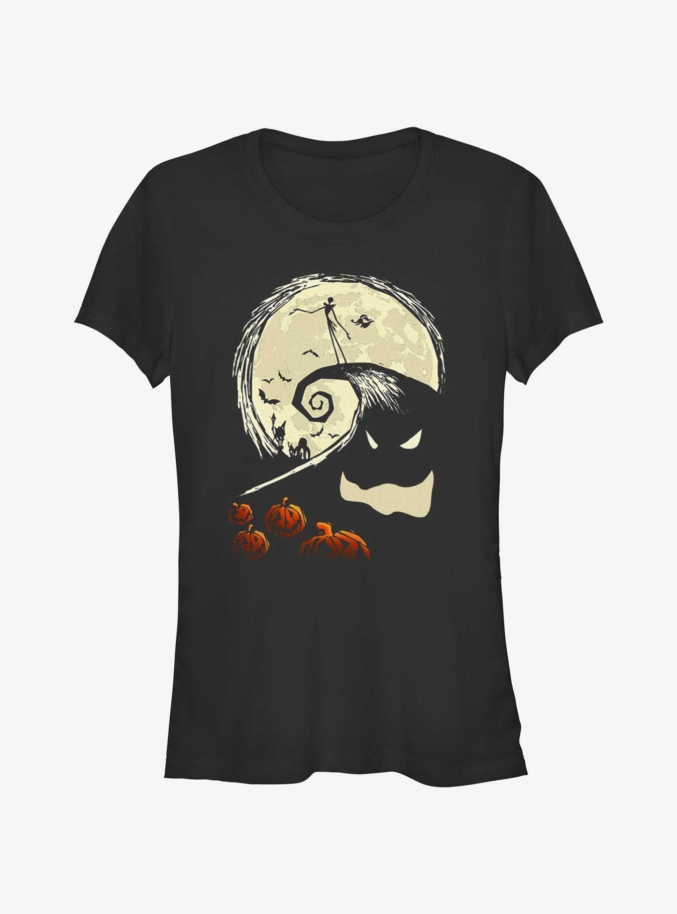 Disney The Nightmare Before Christmas Jack On Pumpkin Hill Girls T-Shirt T-Shirt | Streetwear Vibe | Great Gift Idea