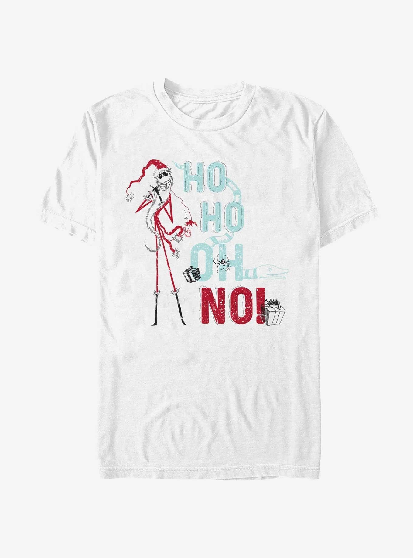 Disney The Nightmare Before Christmas Sandy Jack Ho Ho Oh No T-Shirt T-Shirt | Viral Style | Top Pick For Fans