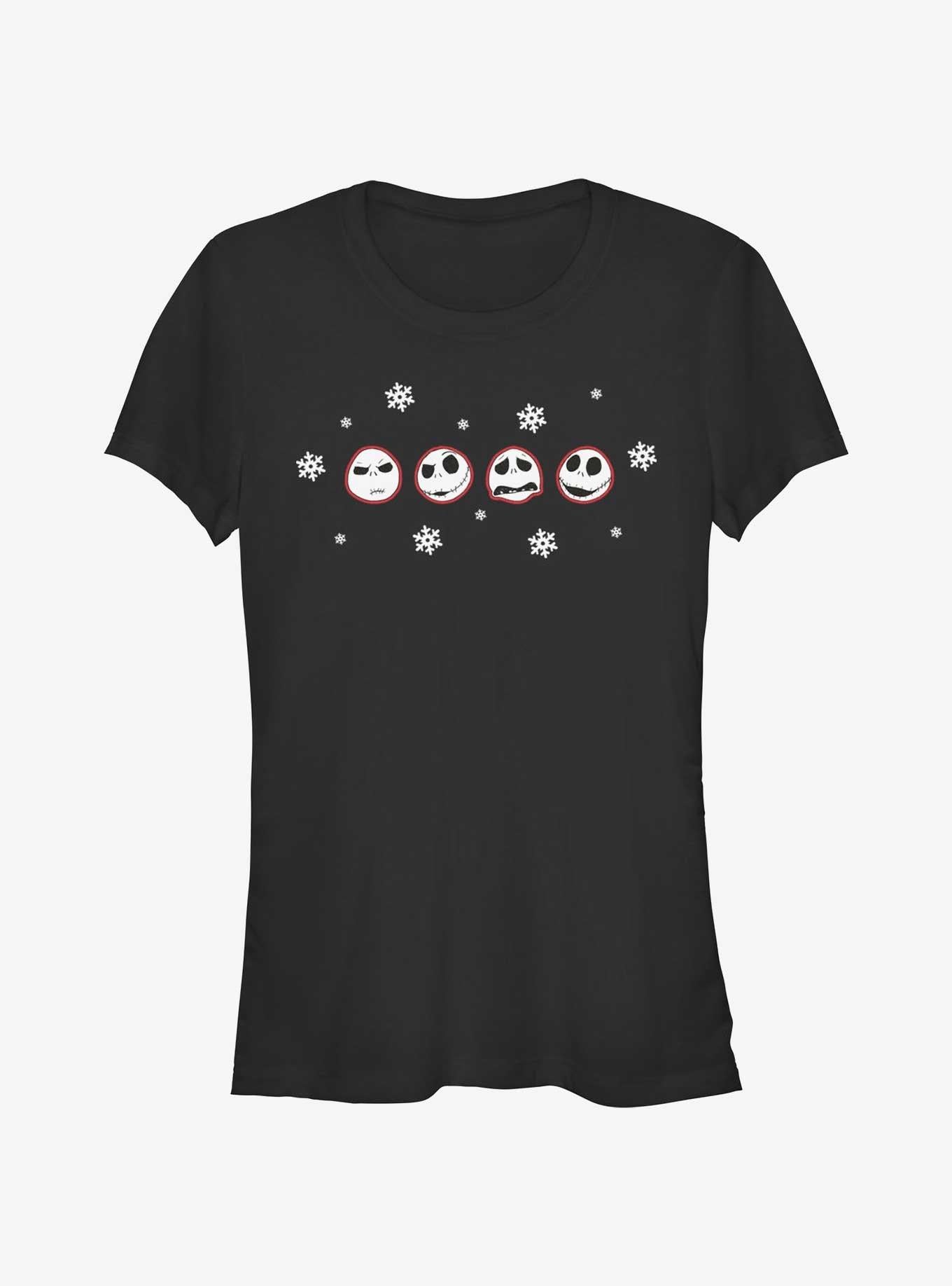Disney The Nightmare Before Christmas Jack Emotes Girls T-Shirt T-Shirt | Viral Style | Great Gift Idea