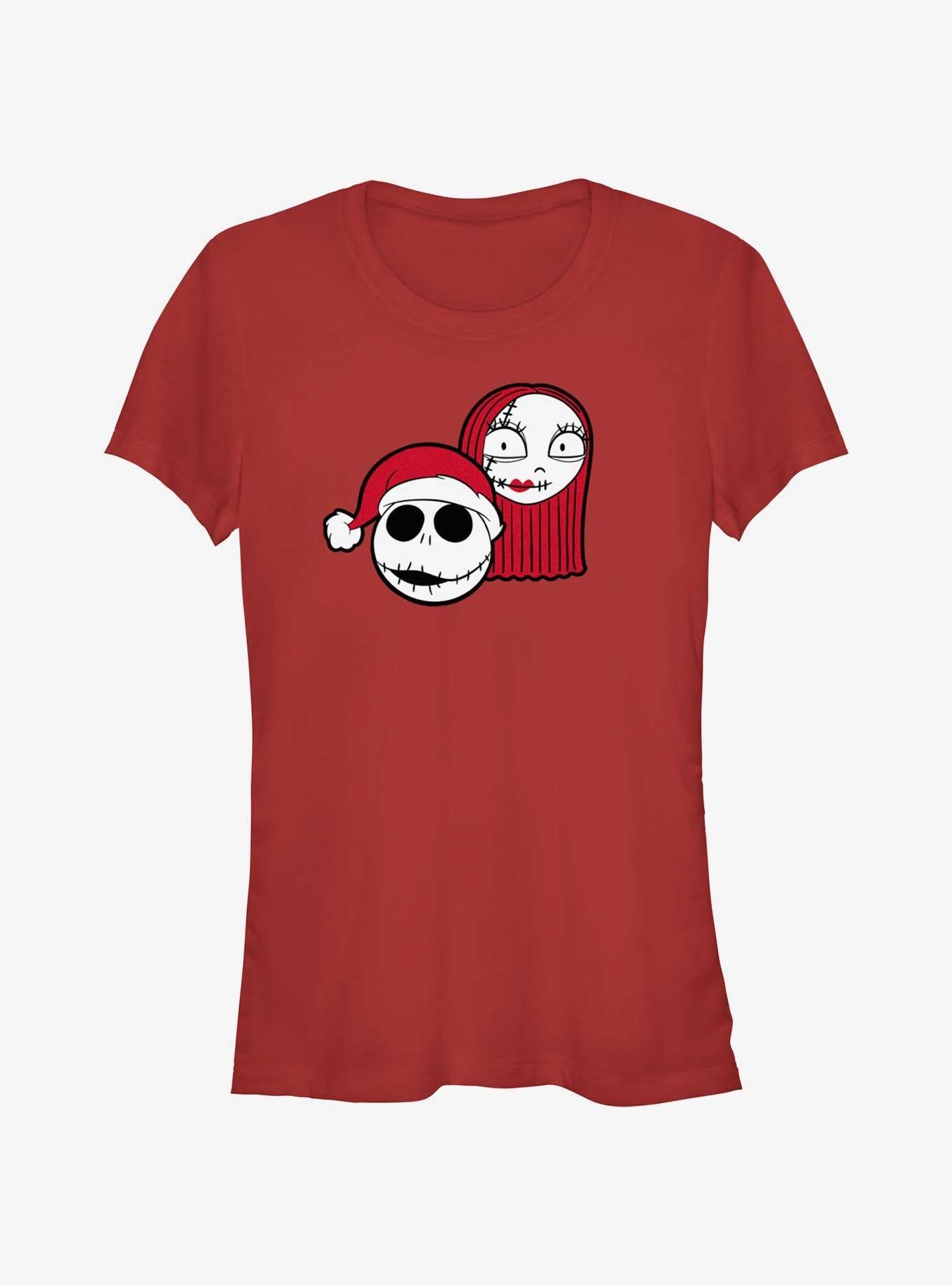 Disney The Nightmare Before Christmas Simple Jack Sally Girls T-Shirt T-Shirt | Trending Design | Trending Now