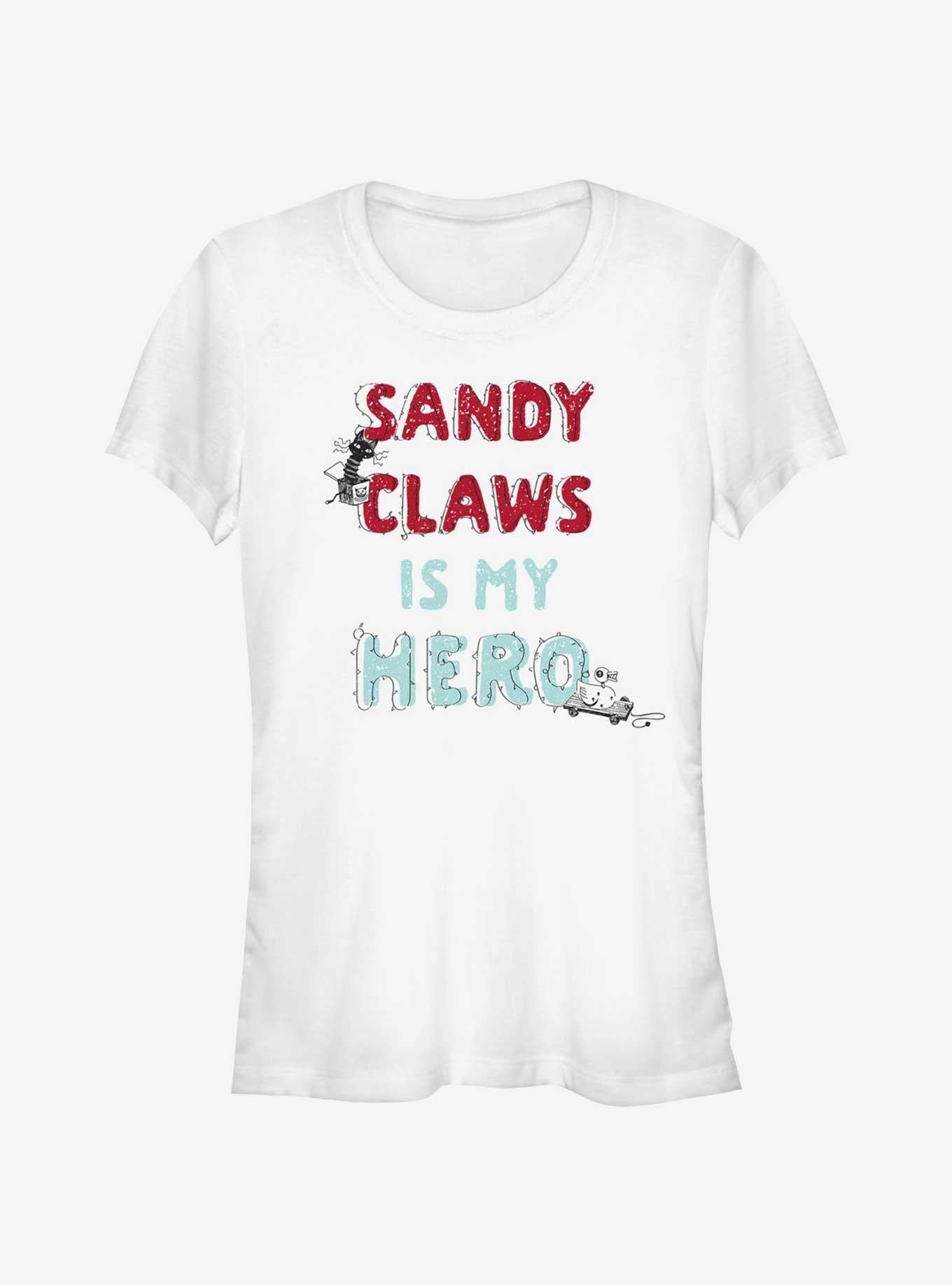 Disney The Nightmare Before Christmas My Hero Sandy Claws Girls T-Shirt T-Shirt | Best-Selling Artwork | Top Pick For Fans