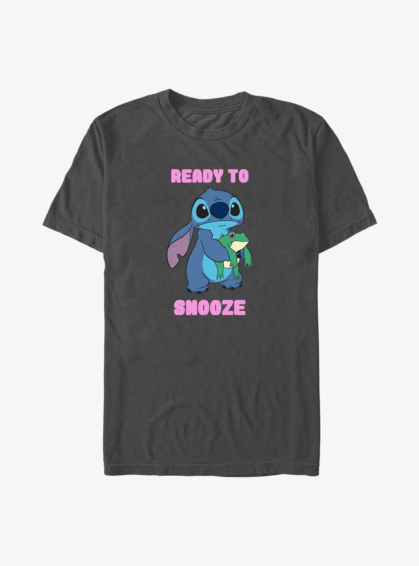 Disney Lilo Stitch Ready To Snooze T-Shirt T-Shirt | High-Quality Print | Great Gift Idea