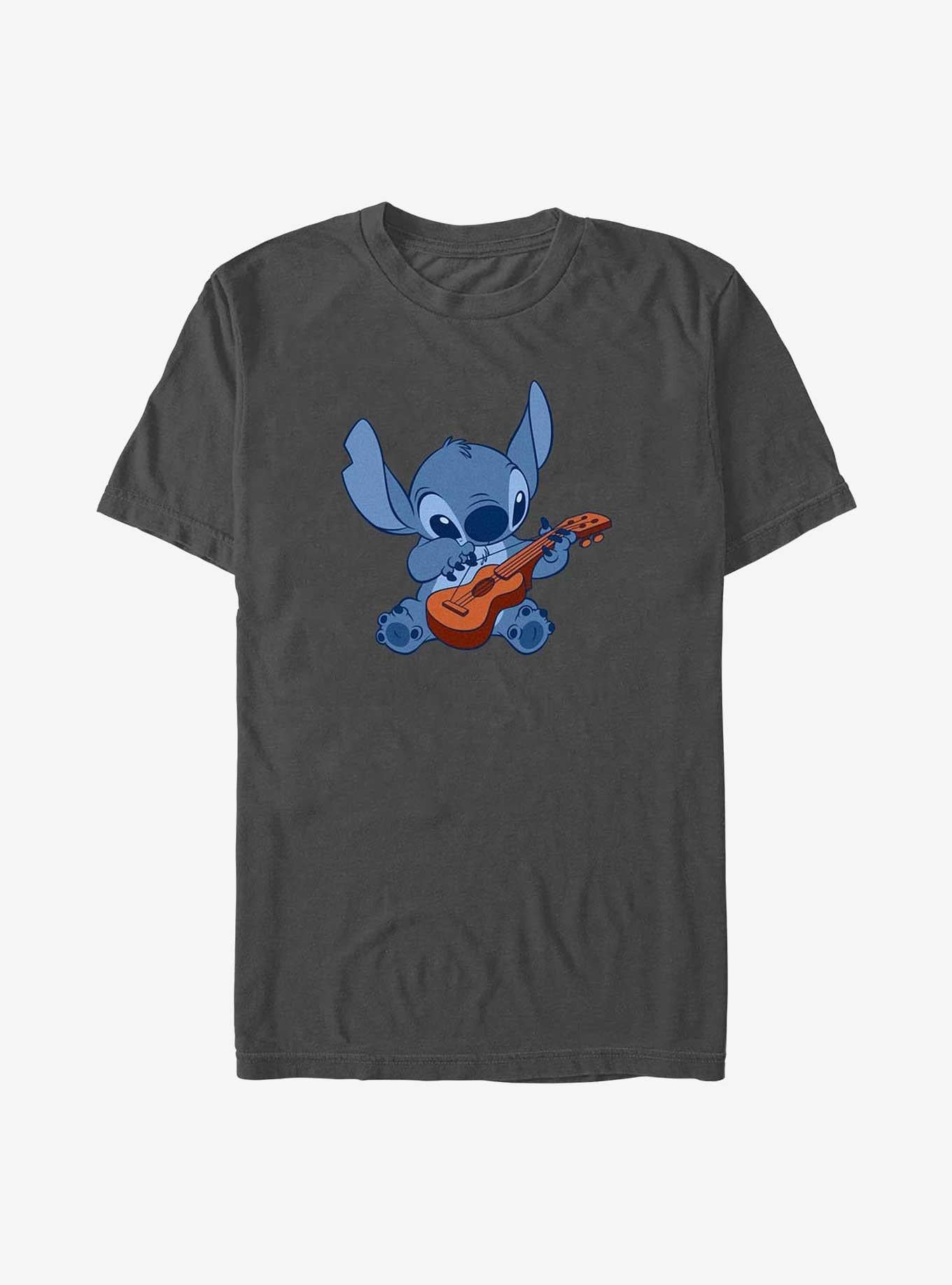 Disney Lilo Stitch Ukelele Sit T-Shirt T-Shirt | Fan Favorite Style | Top Pick For Fans