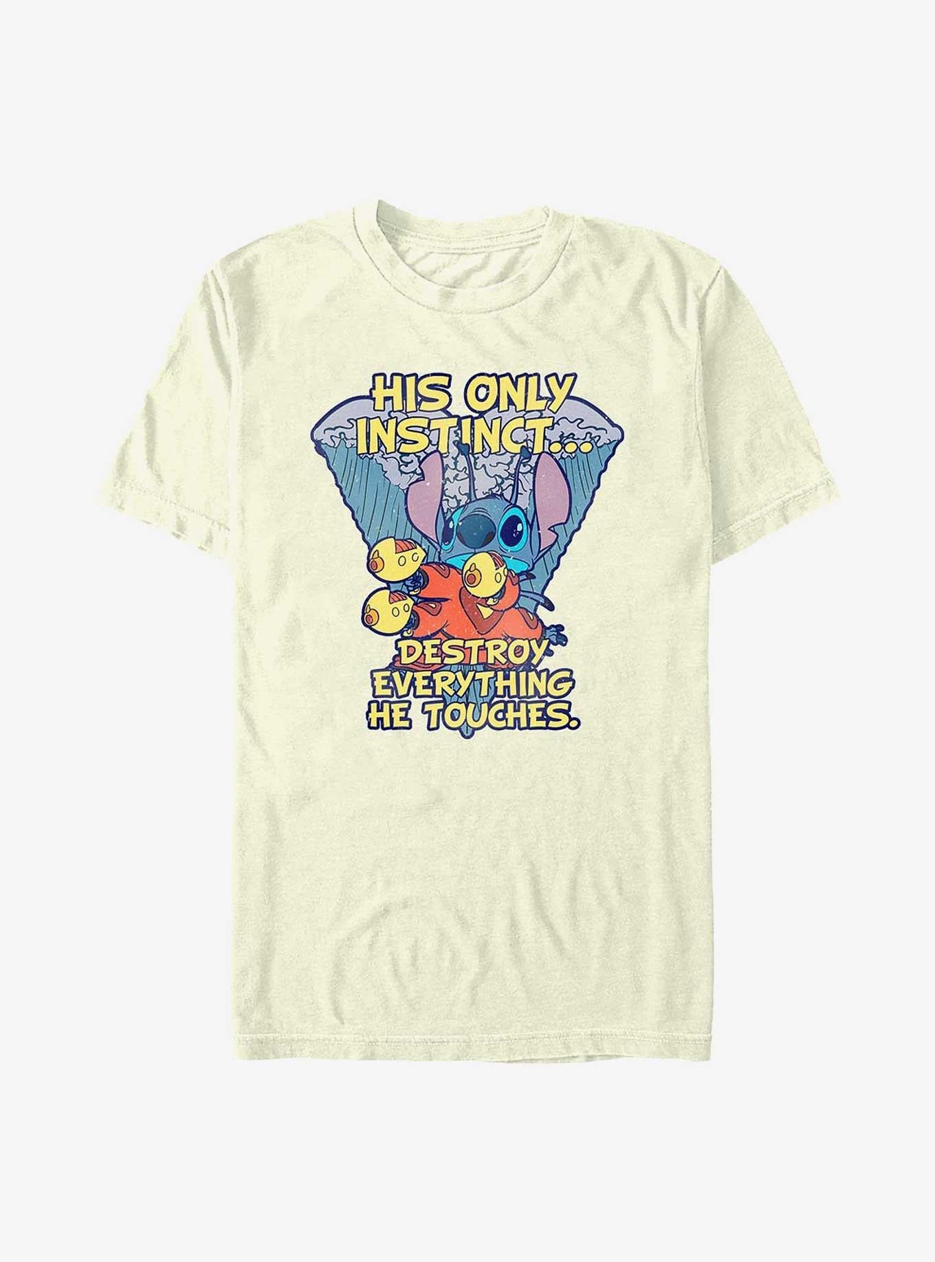 Disney Lilo Stitch Stitch Destroy Everything T-Shirt T-Shirt | High-Quality Print | Great Gift Idea