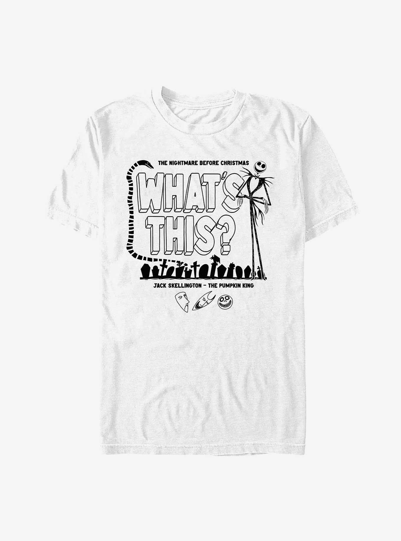 Disney The Nightmare Before Christmas Jack Cemetery T-Shirt T-Shirt | Viral Style | Trending Now