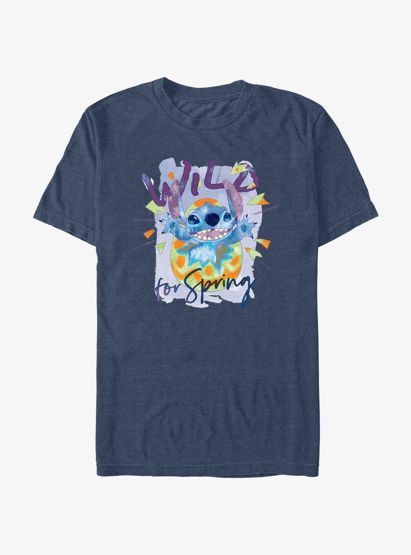 Disney Lilo Stitch Wild For Spring T-Shirt T-Shirt | Bold Graphic Edition | Trending Now