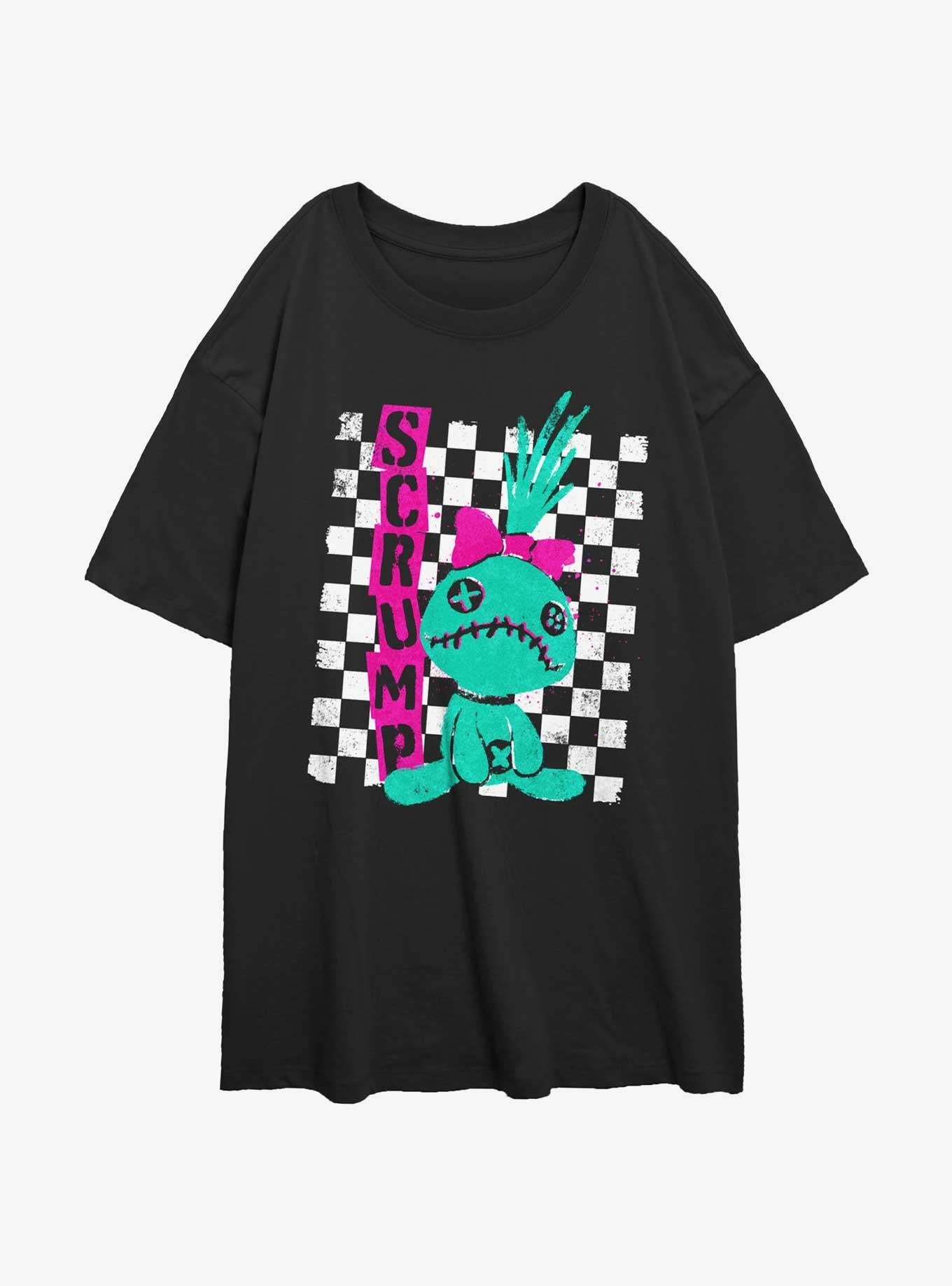 Disney Lilo Stitch Punk Scrump Girls Oversized T-Shirt T-Shirt | Premium Graphic | Must-Have Style