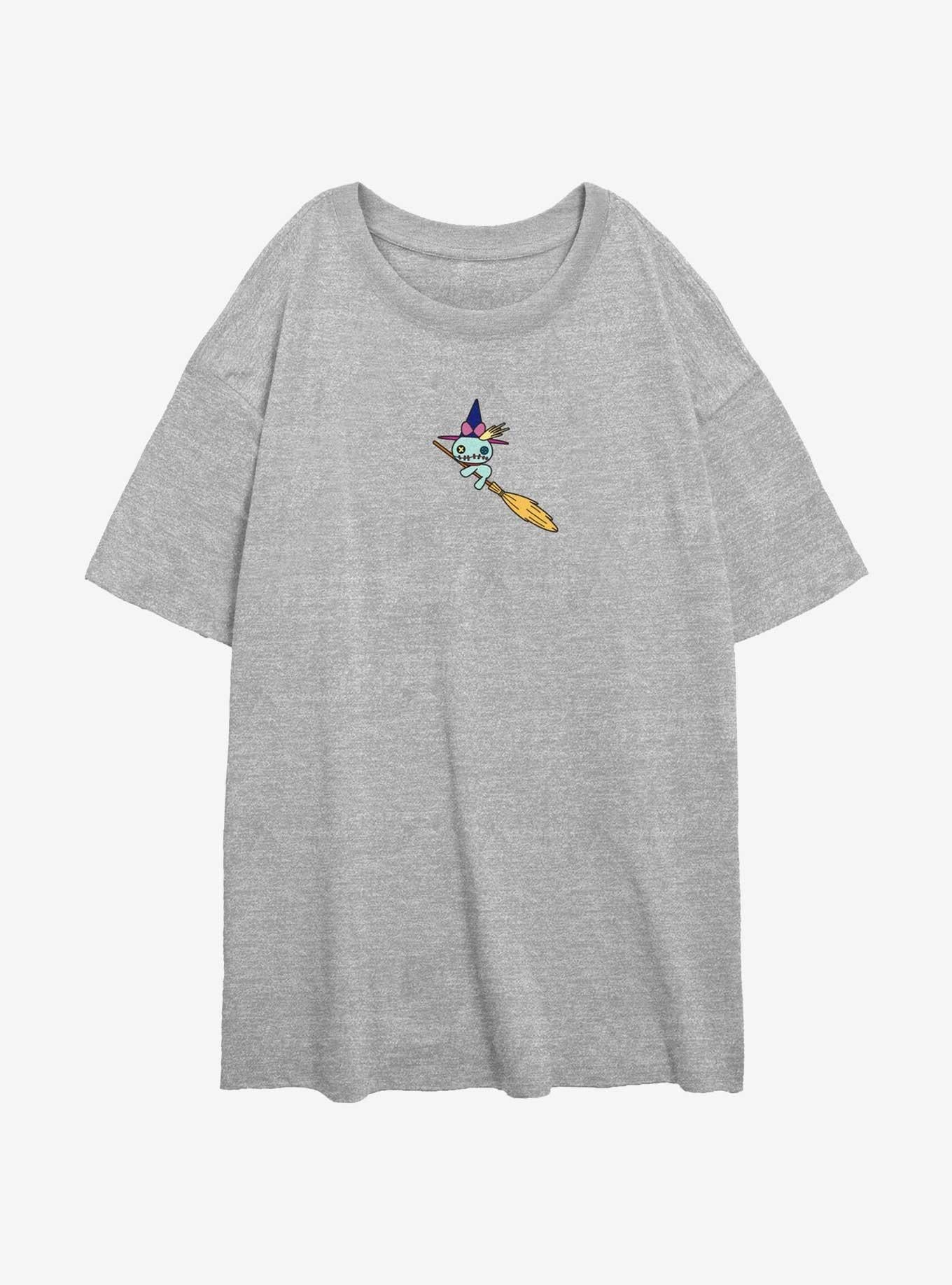 Disney Lilo Stitch Witchy Scrump Girls Oversized T-Shirt T-Shirt | Exclusive Art Design | Top Pick For Fans