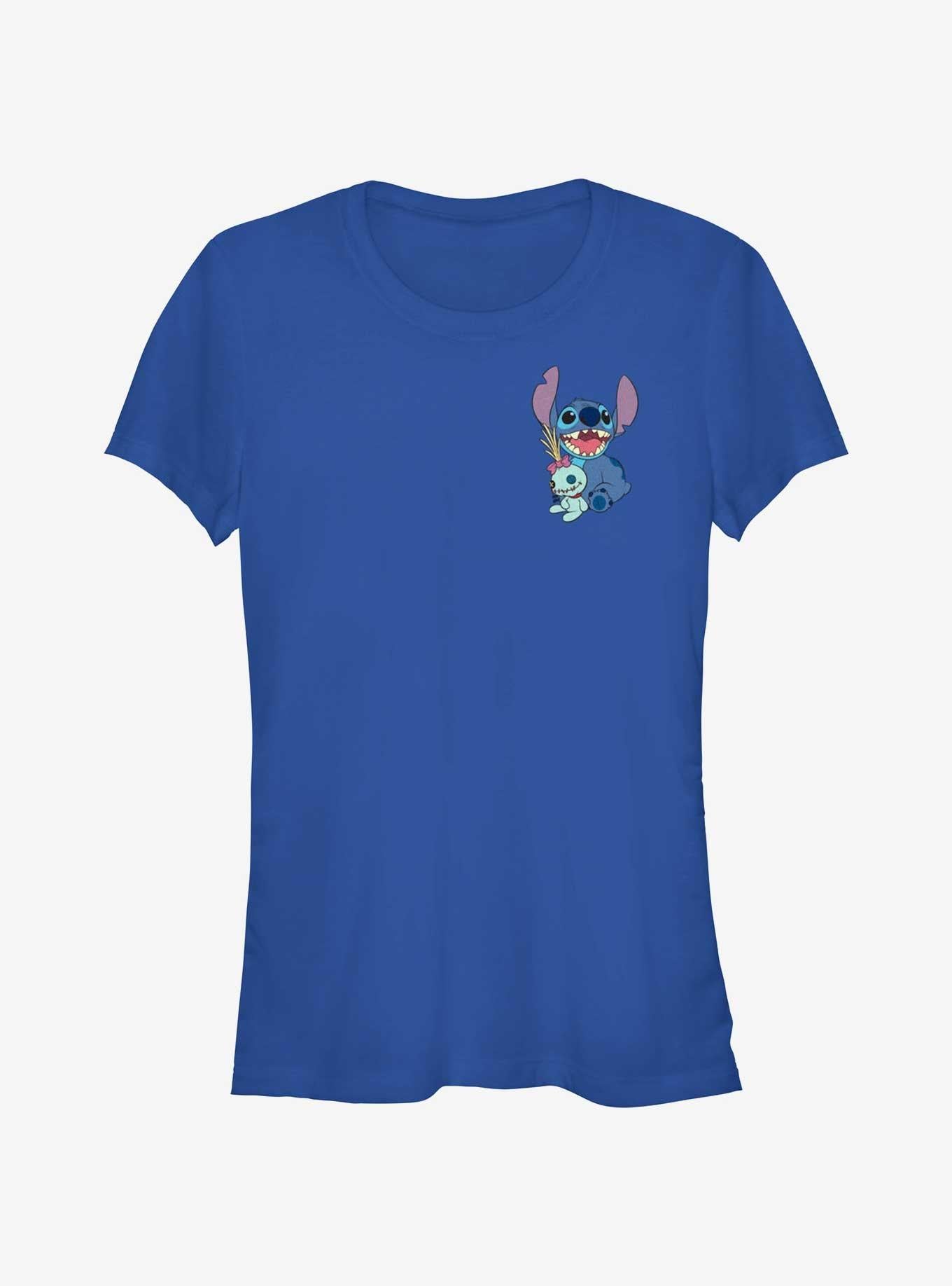 Disney Lilo Stitch With Scrump Pocket Girls T-Shirt T-Shirt | Best-Selling Design | Great Gift Idea
