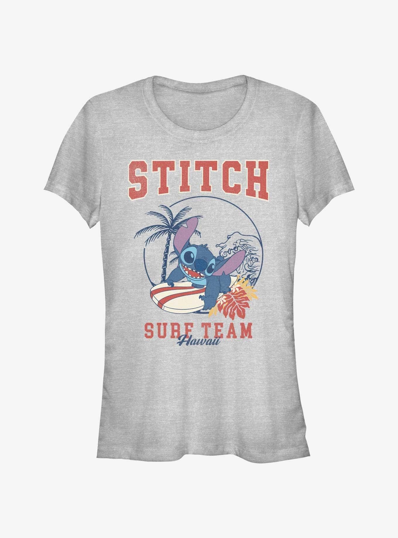 Disney Lilo Stitch Surf Team Hawaii Girls T-Shirt T-Shirt | Exclusive Edition | Trending Now