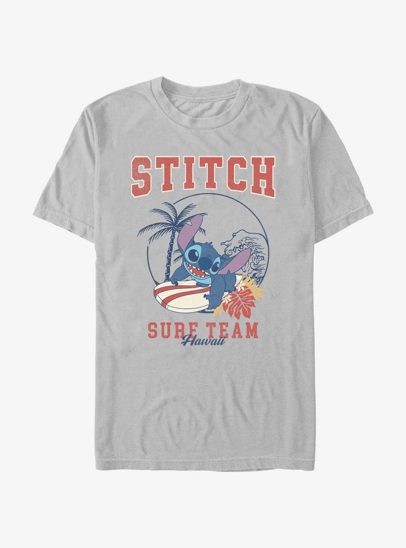 Disney Lilo Stitch Surf Team Hawaii T-Shirt T-Shirt | High-Quality Print | High Demand Item