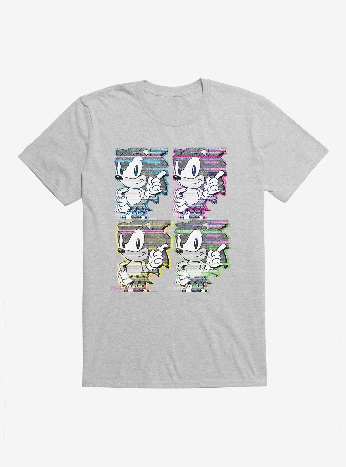 Sonic The Hedgehog Sonic Square Up Glitch T-Shirt