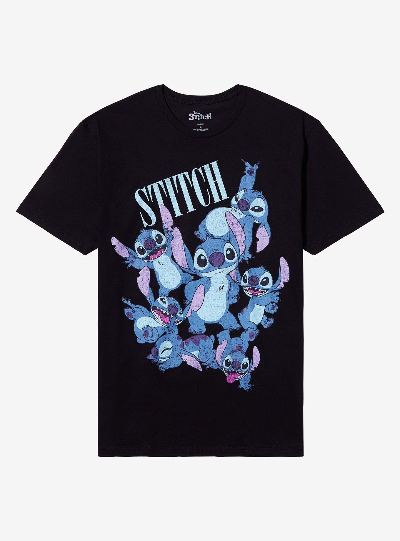 Disney Stitch Collage T-Shirt T-Shirt | Top Trending Artwork | Perfect For Daily Wear