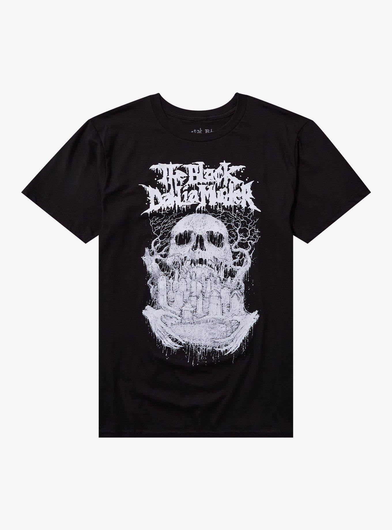 The Black Dahlia Skull Graveyard T-Shirt