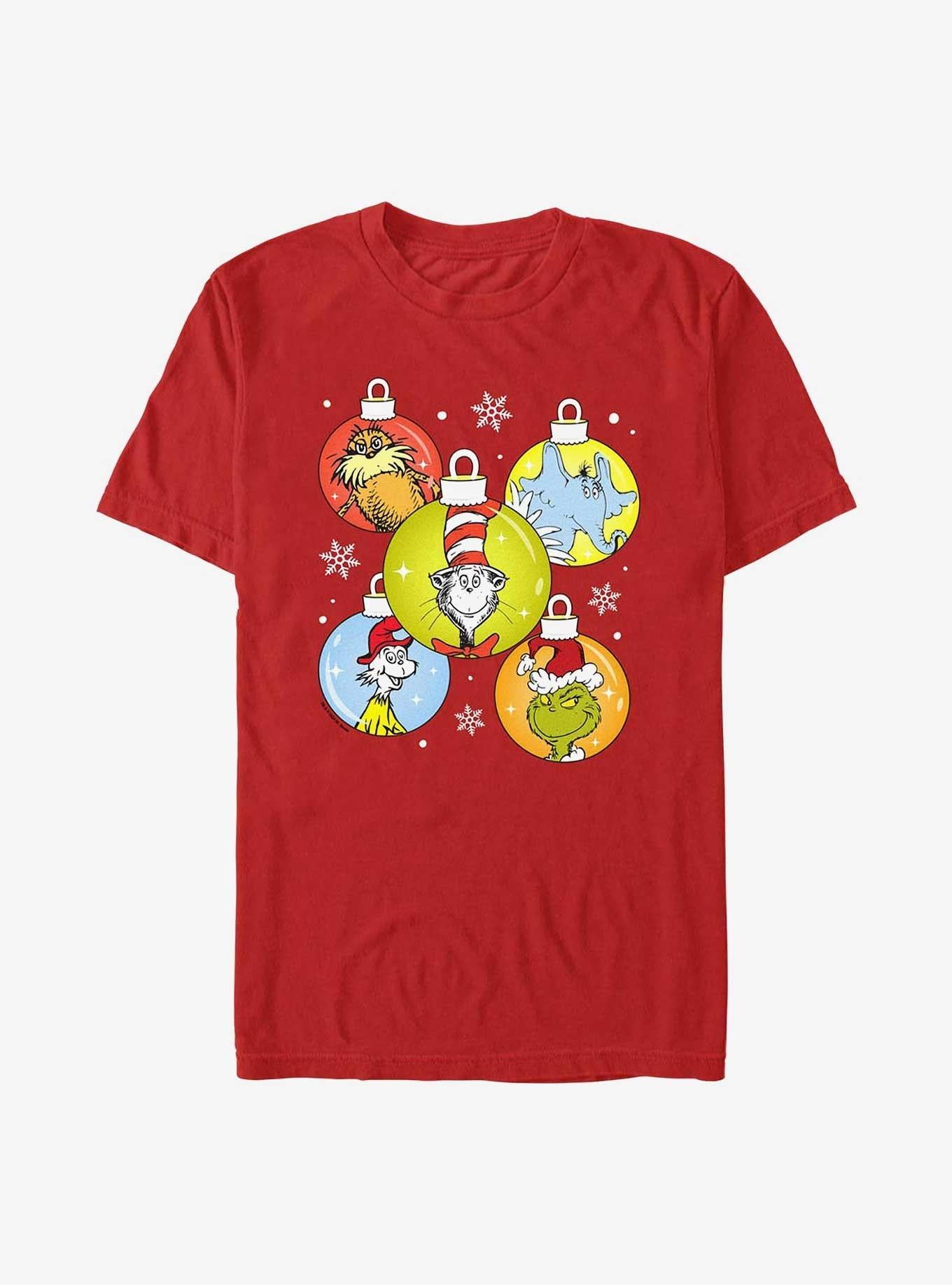 Dr Seuss Christmas Spheres T-Shirt T-Shirt | High-Quality Print | Must-Have Style