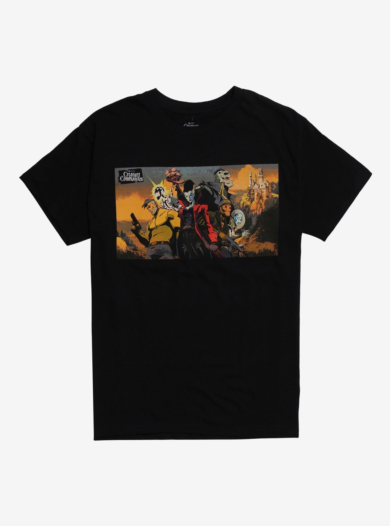 DC Comics Creature Commandos Characters T-Shirt