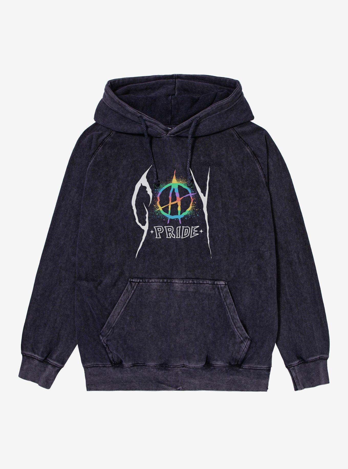 Pride Anarchy Pride Mineral Wash Hoodie