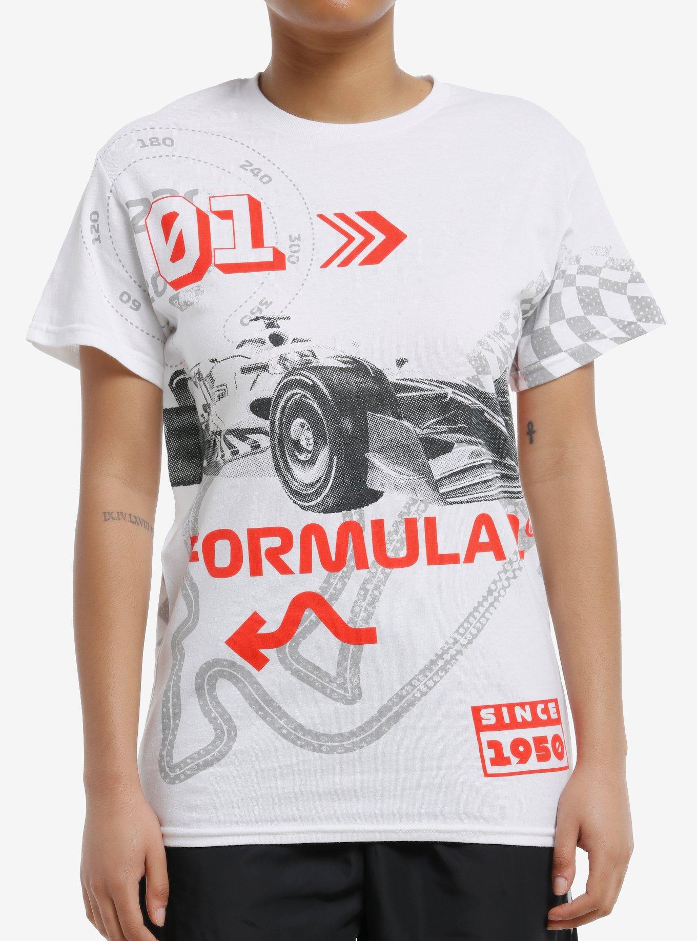 Formula 1 Racing Boyfriend Fit Girls TShirt Graphic Tee | Graphic Tee | Unisex Shirt | Best-Selling Design