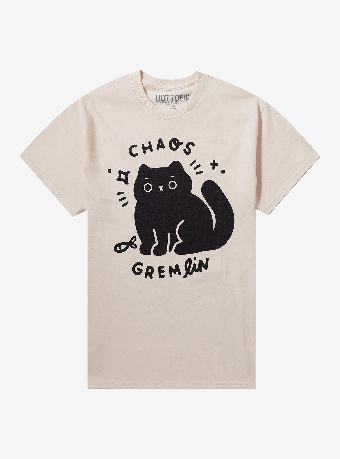 Chaos Gremlin Cat T-Shirt By Yayitsvica