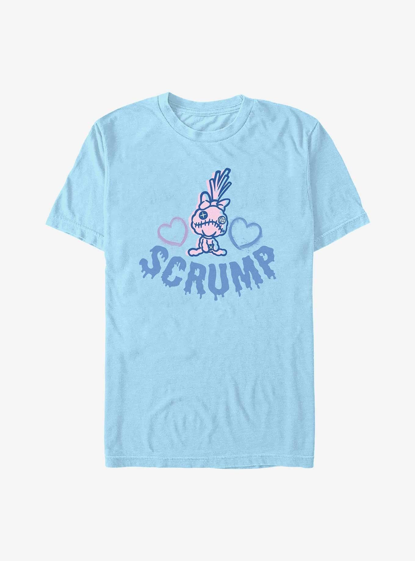 Disney Lilo Stitch Scrump Hearts T-Shirt T-Shirt | Top Trending Artwork | Perfect For Daily Wear