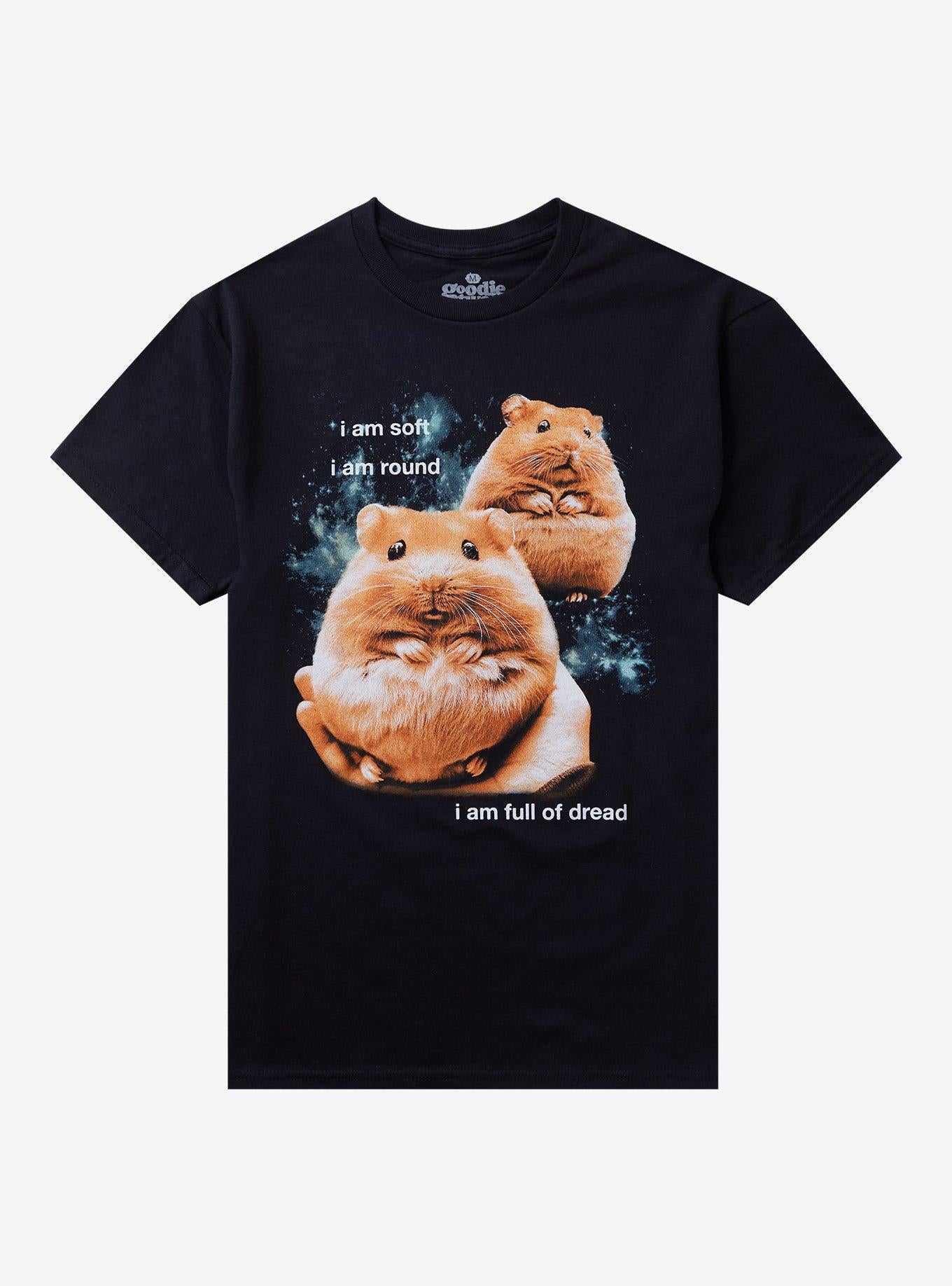 Soft Round Dread Hamster T-Shirt By Goodie Two Sleeves