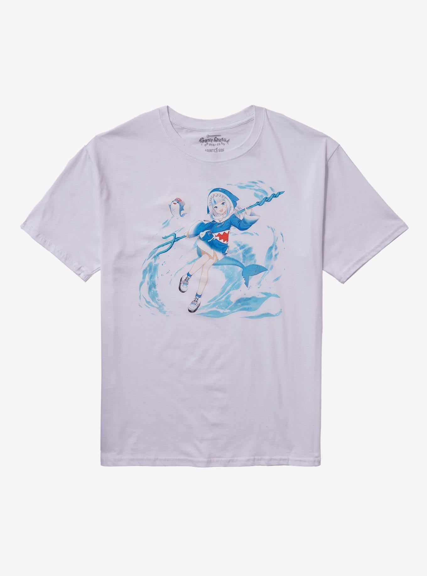 CounterSide X Hololive Myth Gawr Gura Girls T-Shirt