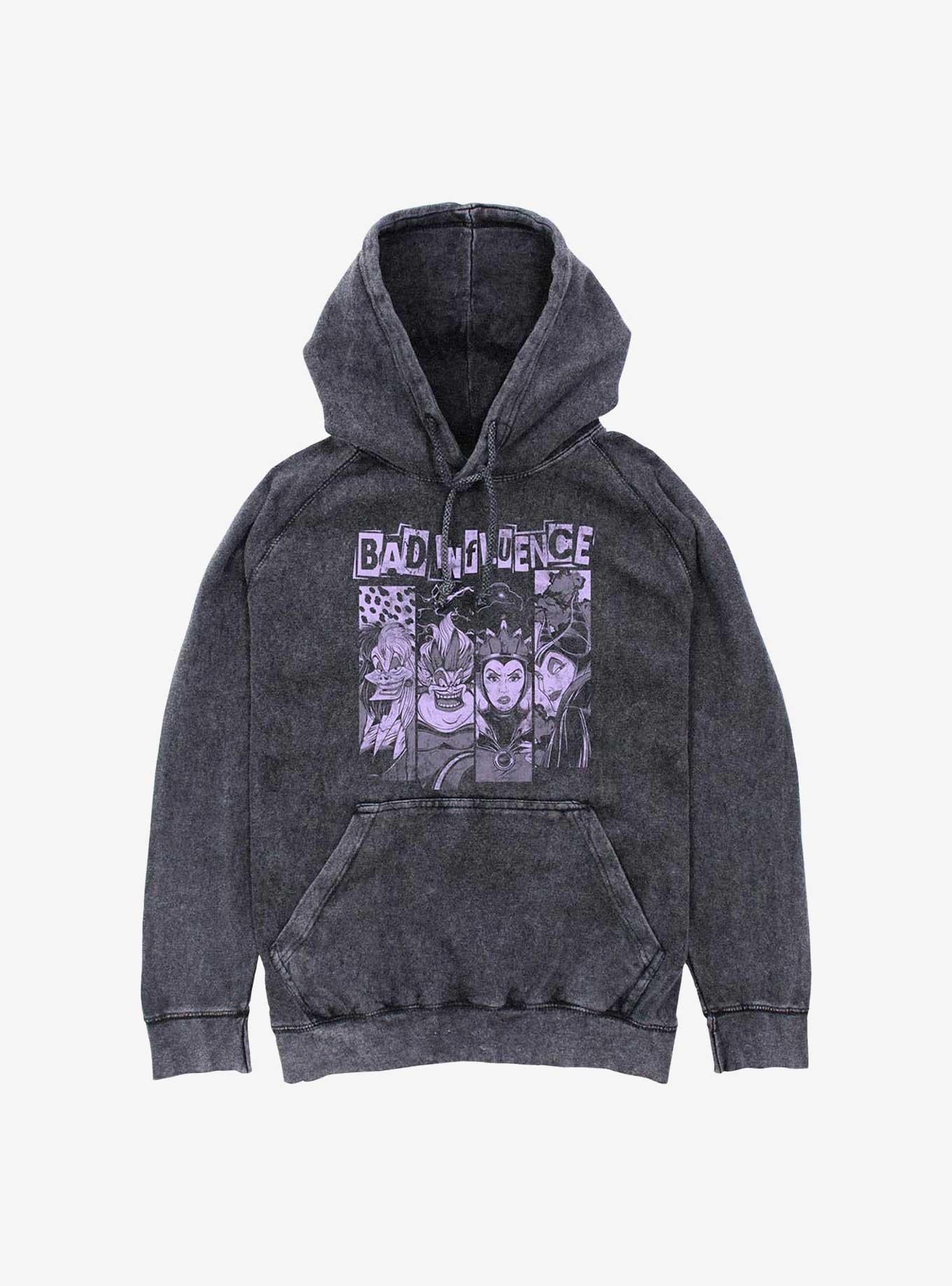 Disney Villains Bad Influence Mineral Wash Hoodie