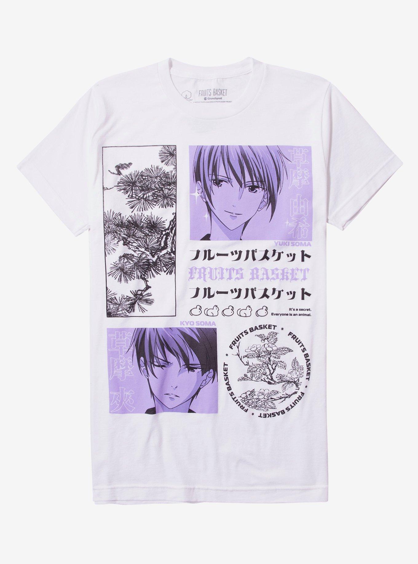 Fruits Basket Kyo Yuki Tonal Icon Girls TShirt Graphic Tee | Graphic Tee | Unisex Shirt | Premium Quality Apparel