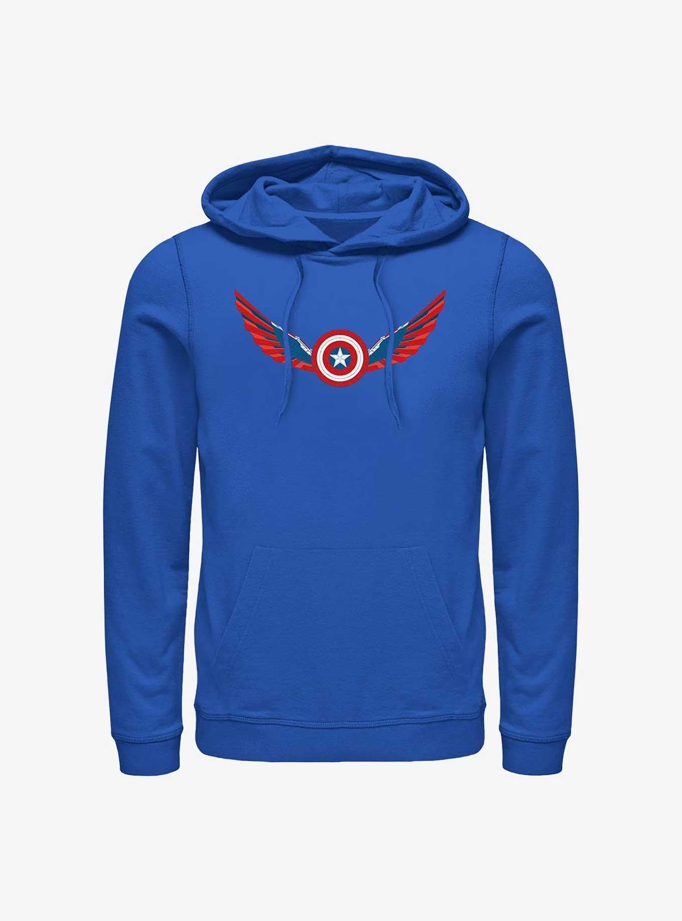 Captain America: Brave New World Wings Shield Falcon Hoodie