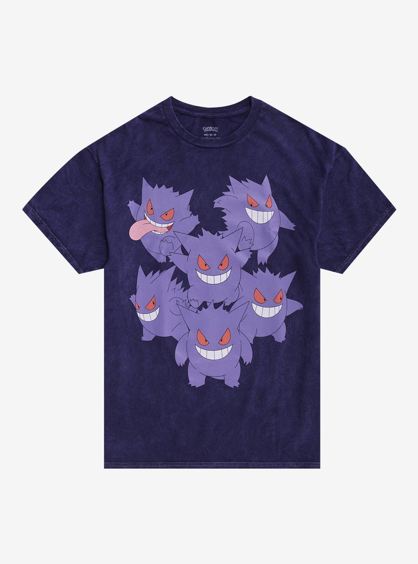 Pokémon Gengar Group Dark Wash Girls T-Shirt