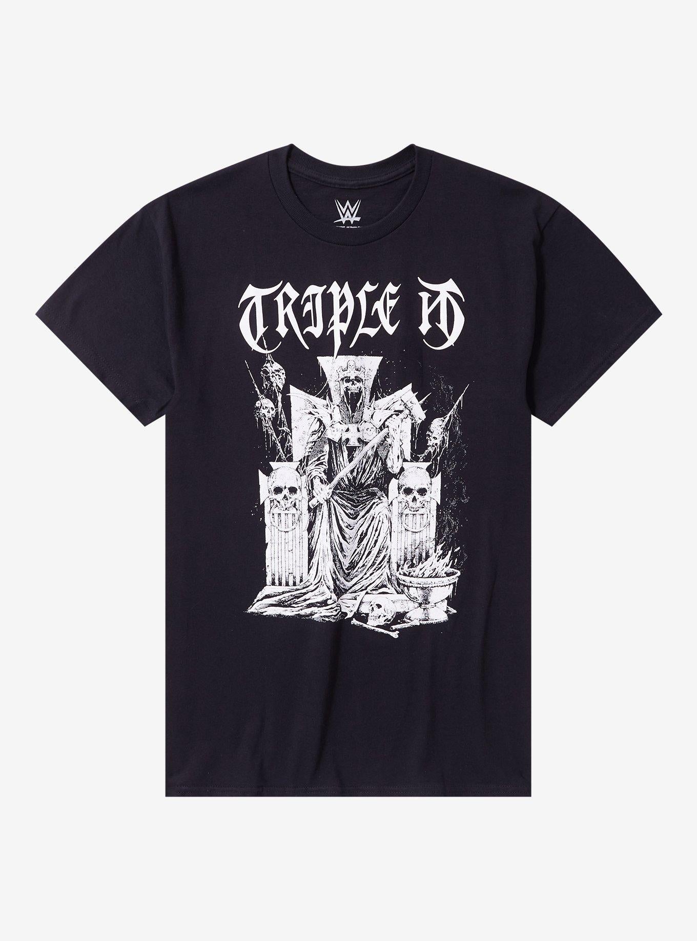 WWE Triple H Throne T-Shirt By Riddick