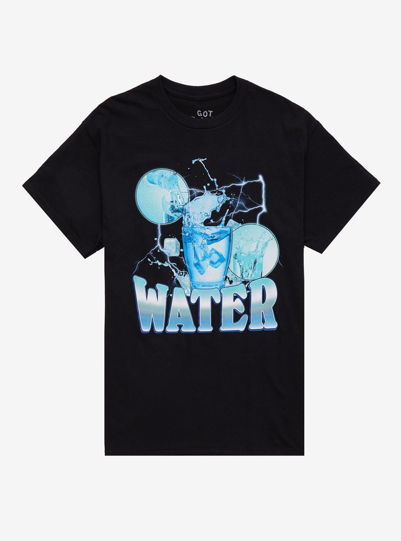Water Jumbo Print T-Shirt By Got Funny?