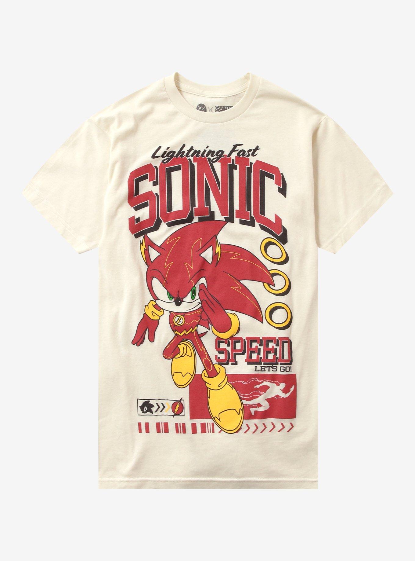 DC Comics Flash X Sonic The Hedgehog T-Shirt