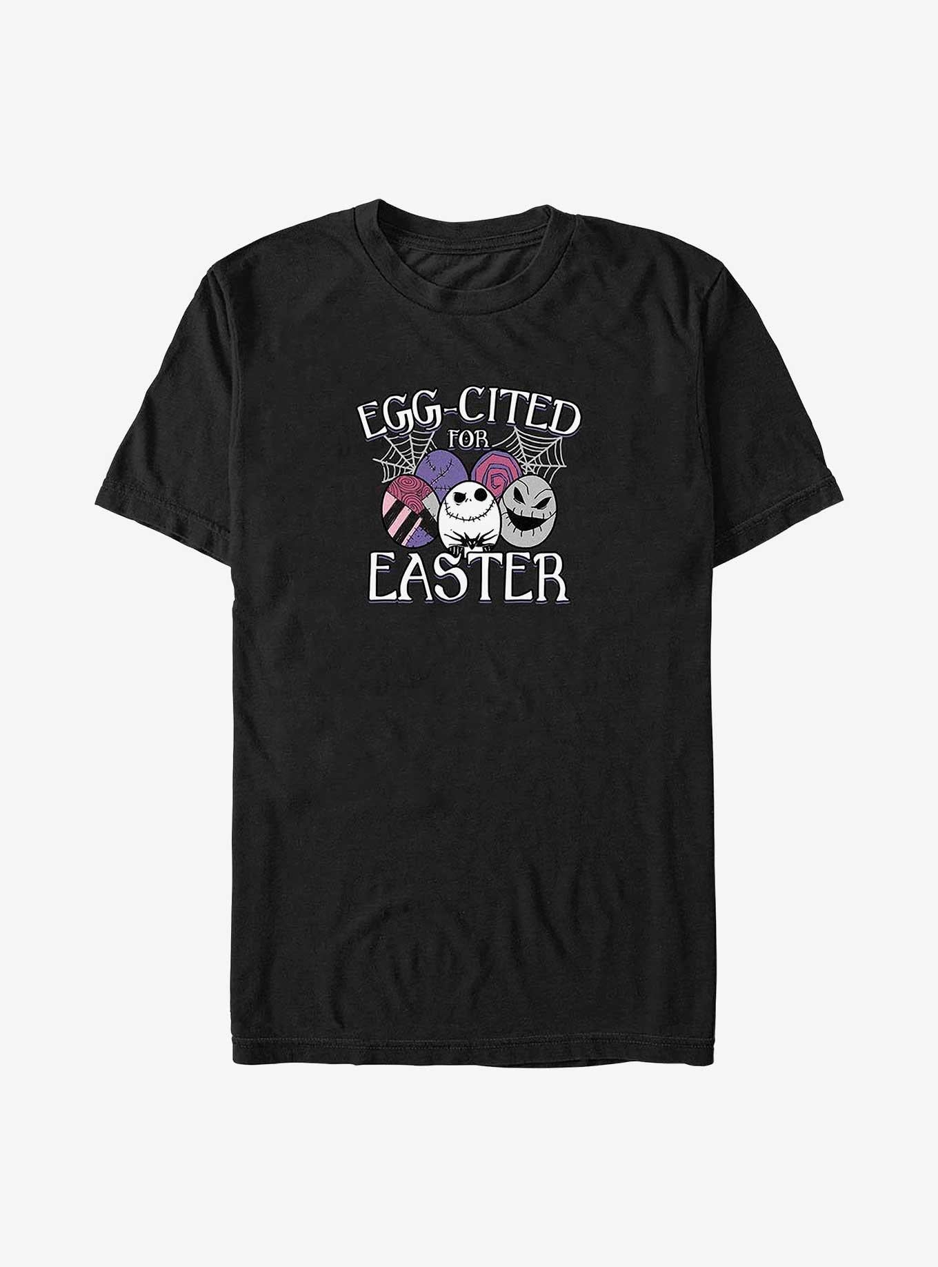 Disney The Nightmare Before Christmas Eggcited For Easter Big Tall T-Shirt T-Shirt | High-Quality Print | Great Gift Idea