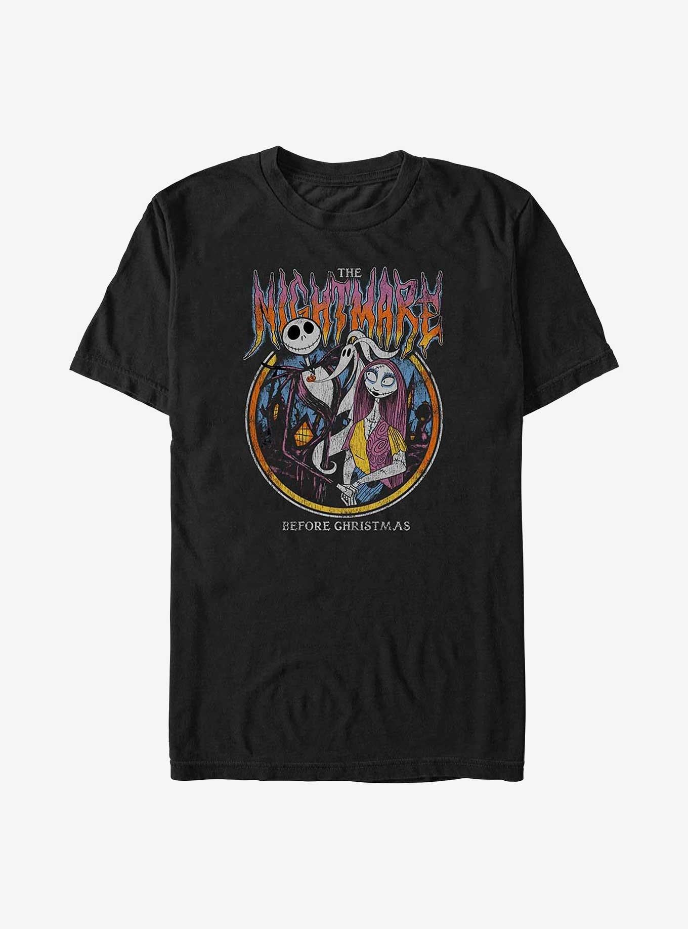 Disney The Nightmare Before Christmas Nightmare Metal Circle Big Tall T-Shirt T-Shirt | Trending Design | High Demand Item