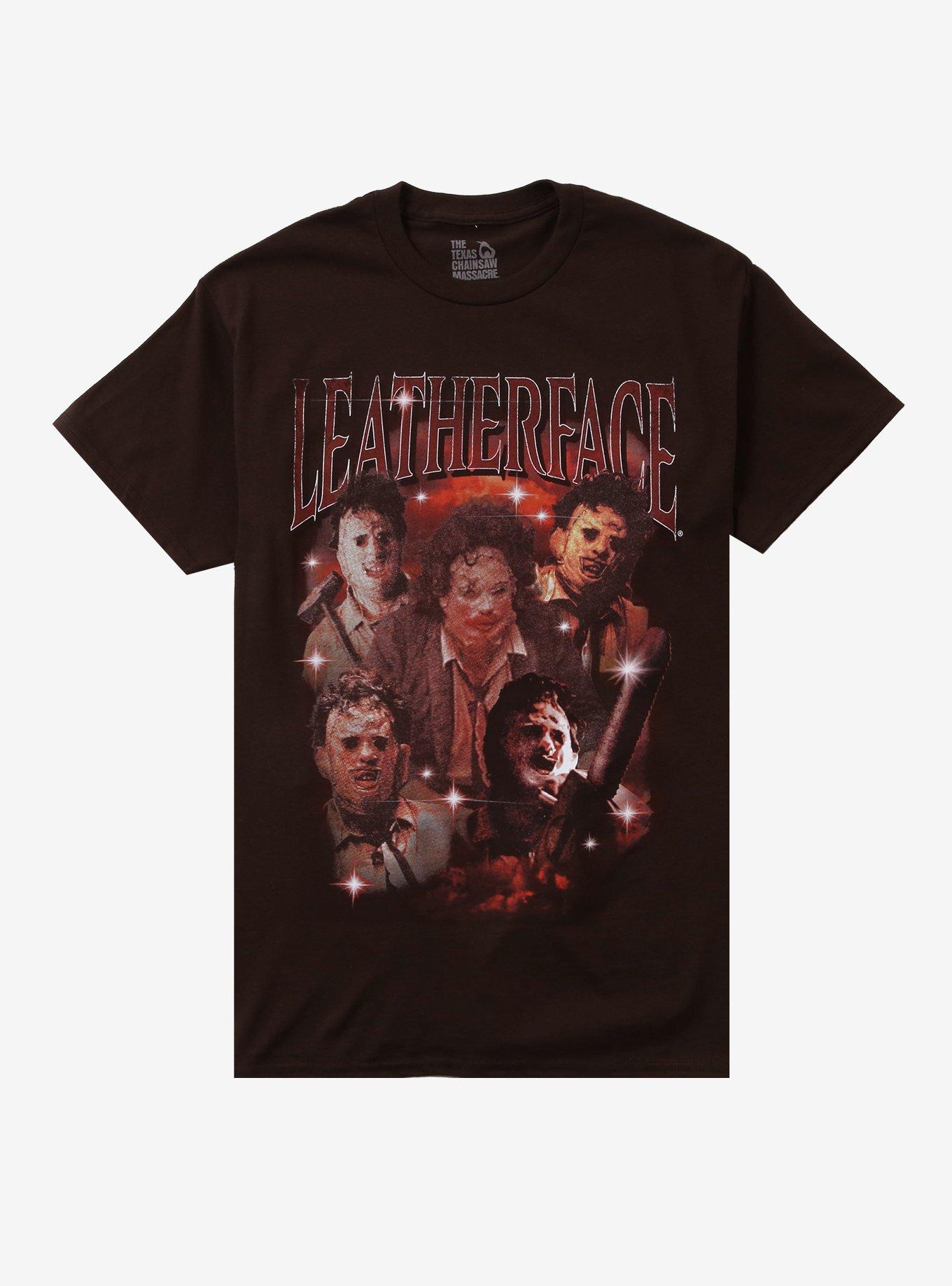 The Texas Chainsaw Massacre Leatherface Collage T-Shirt