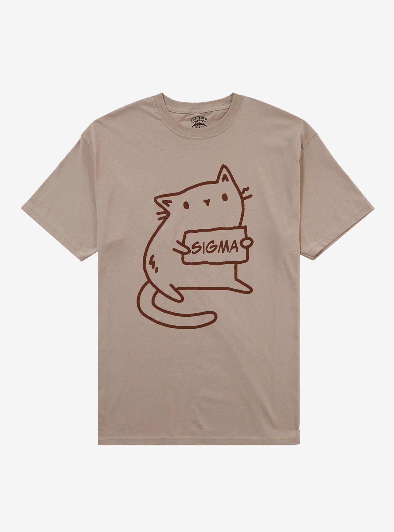 Cat Sigma Sign T-Shirt By Call Your Mother