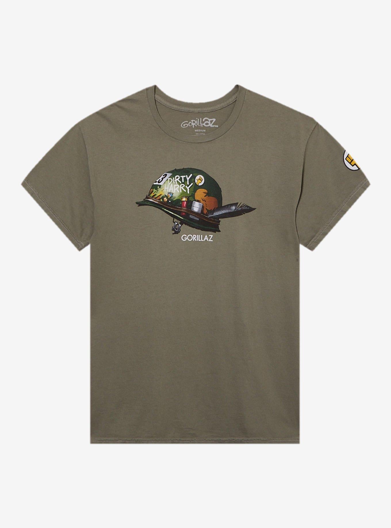 Gorillaz Dirty Harry Helmet T-Shirt