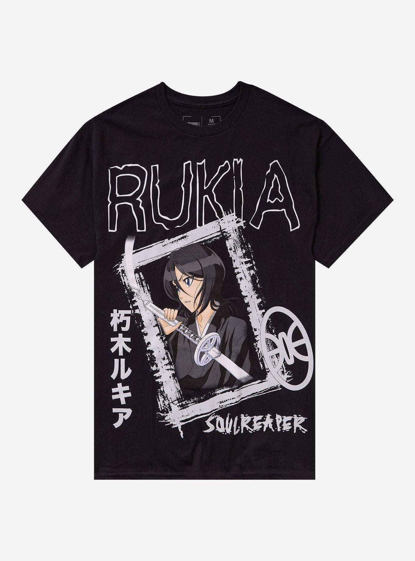 BLEACH Rukia Name Frame T-Shirt