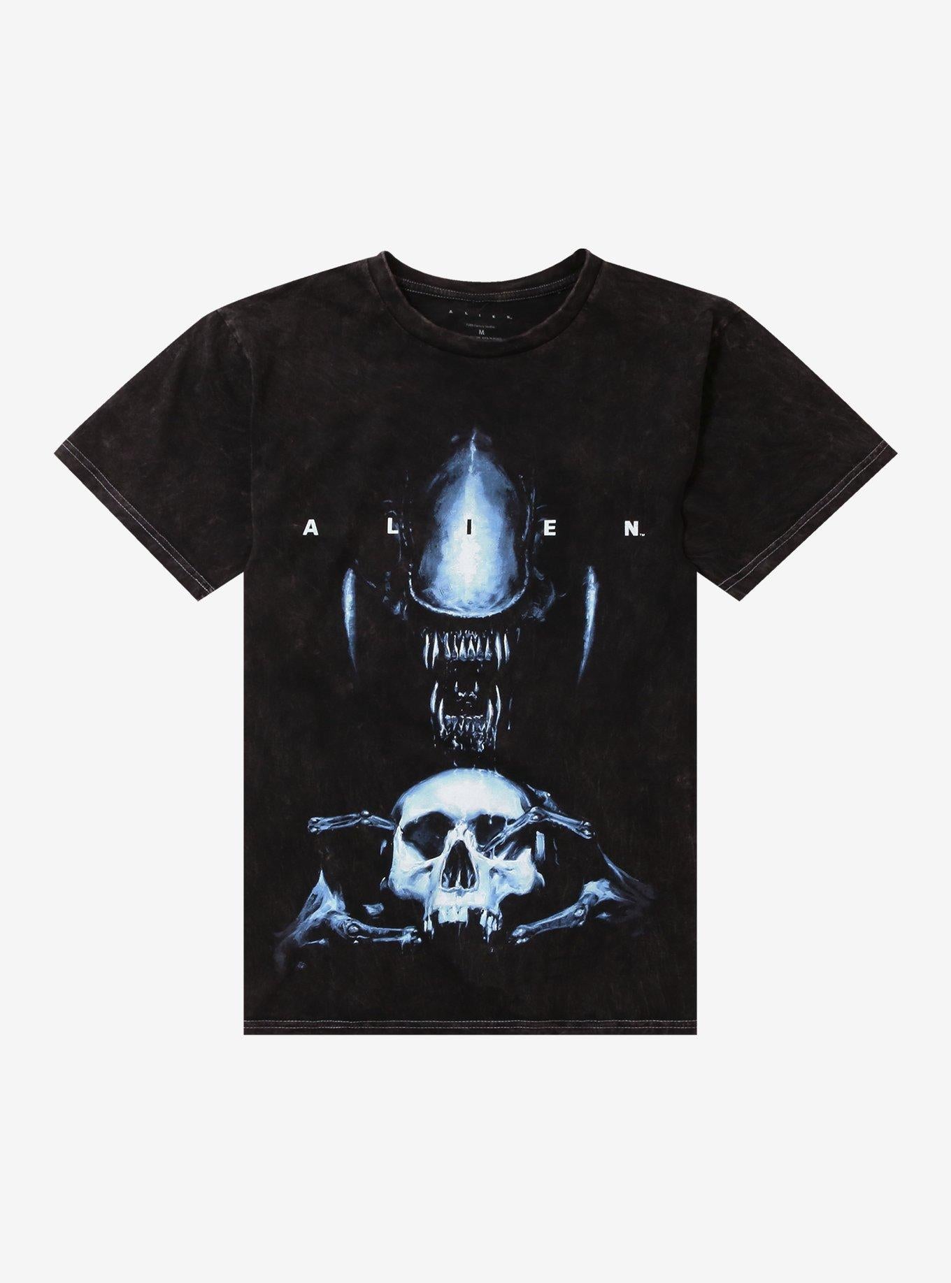 Alien Xenomorph & Skull T-Shirt