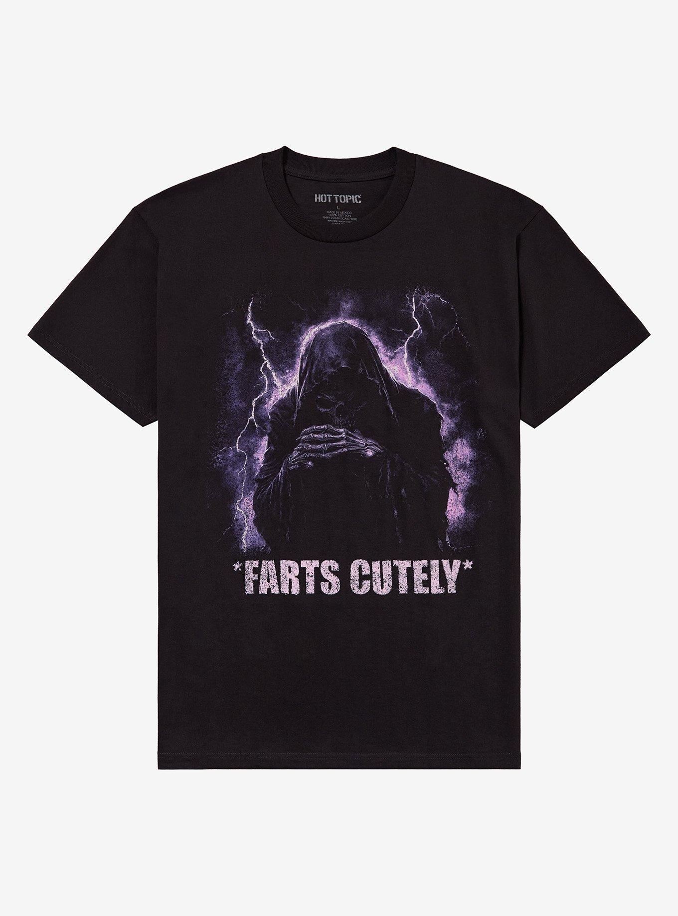 Skeleton Reaper Cute Fart T-Shirt