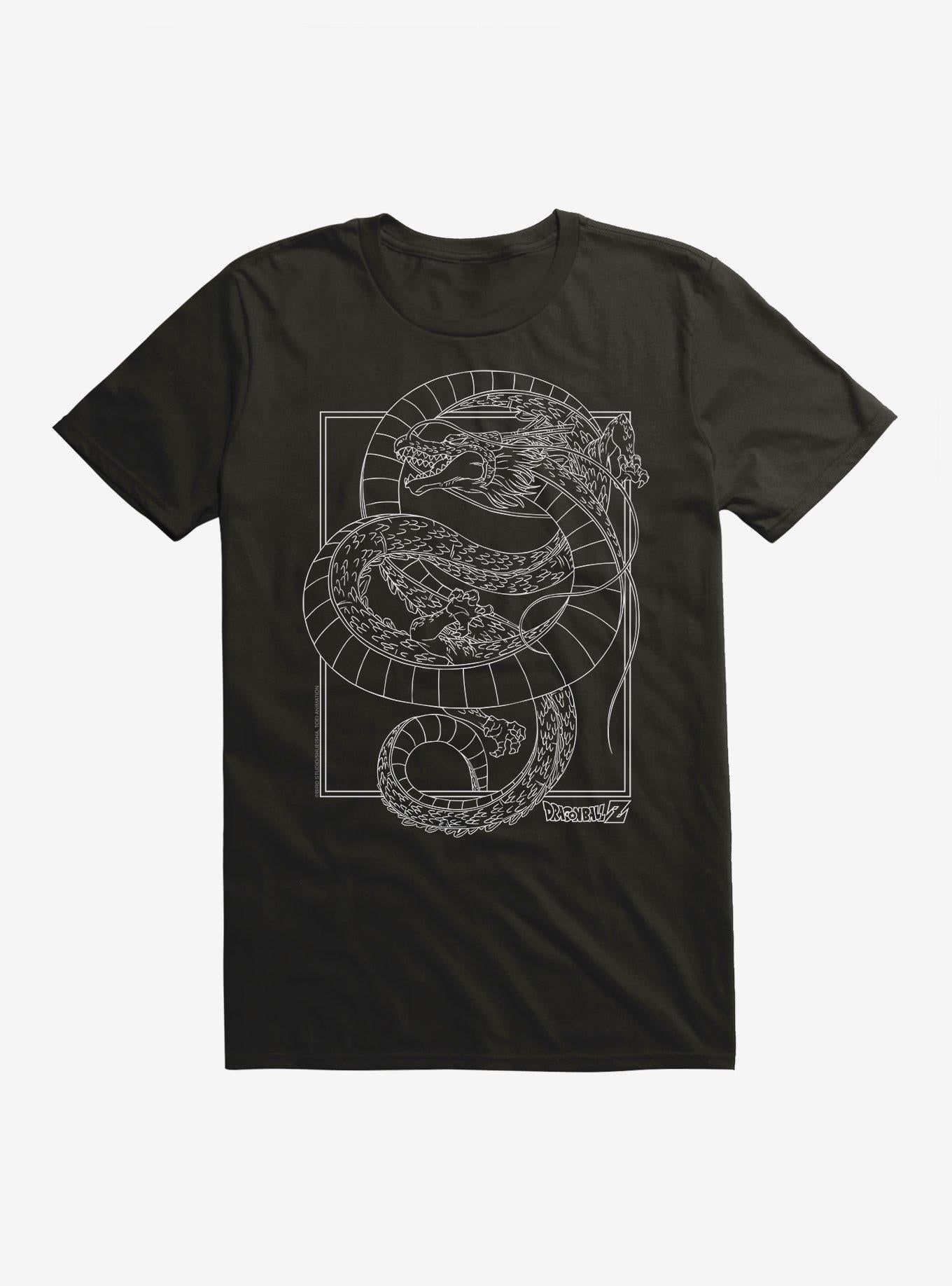 Dragon Ball Z Shenron Outline T-Shirt T-Shirt | Best-Selling Artwork | High Demand Item