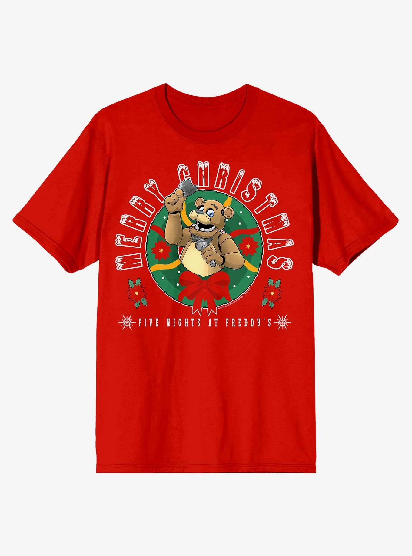 Five Nights At Freddy's Merry Christmas T-Shirt T-Shirt | Trending Design | Must-Have Style