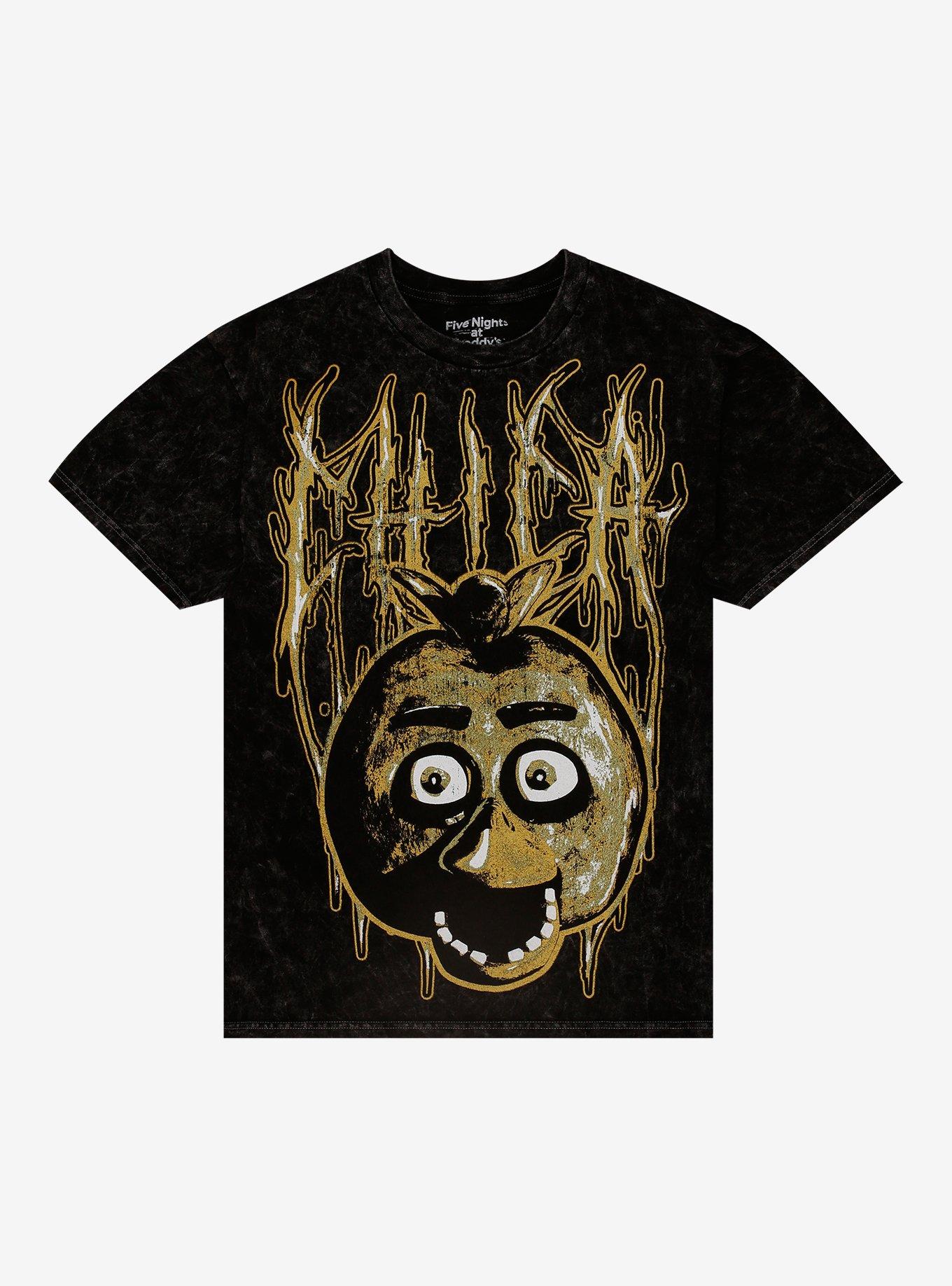 Five Nights At Freddy's Chica Metal T-Shirt T-Shirt | Vintage Graphic Vibe | Great Gift Idea