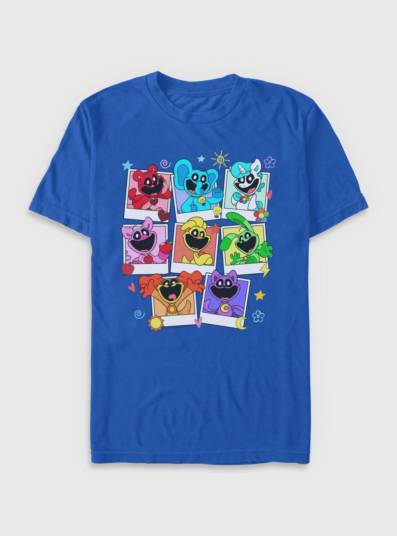 Poppy Playtime Polaroid Smiling Critters T-Shirt