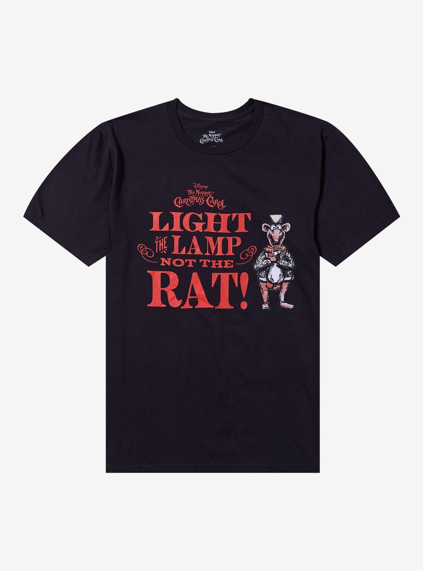Disney The Muppet Christmas Carol Lamp Rat T-Shirt T-Shirt | Top Trending Artwork | Top Pick For Fans