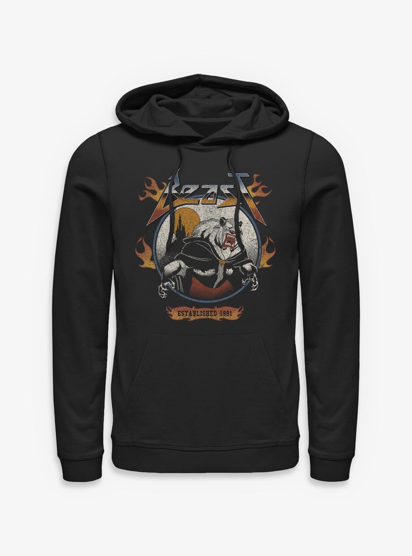 Disney Beauty and the Beast Metal Beast Established 1991 Hoodie