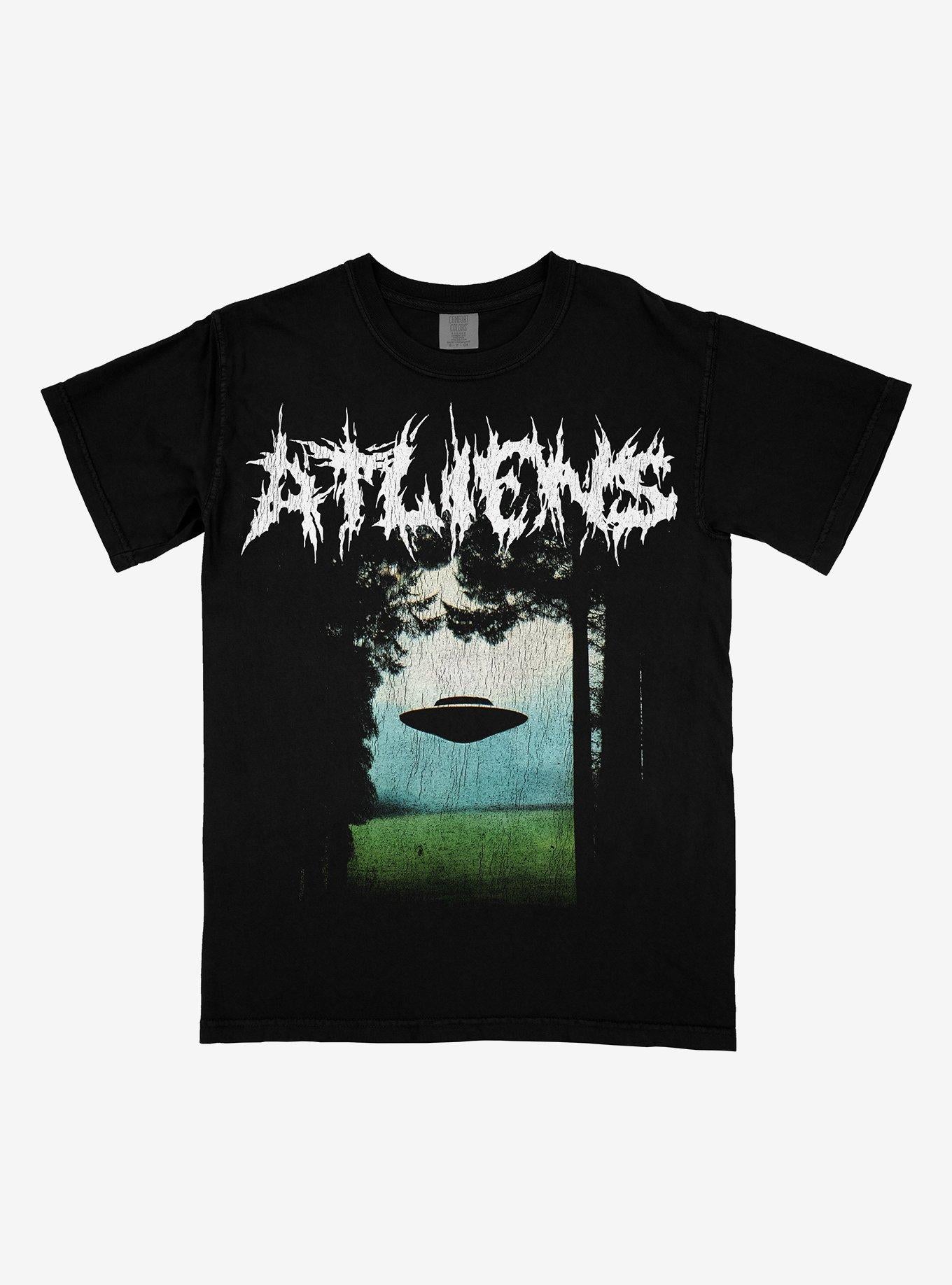 ATLiens UFO Field T-Shirt | Premium Unisex T-Shirt, Trending Graphic Tee