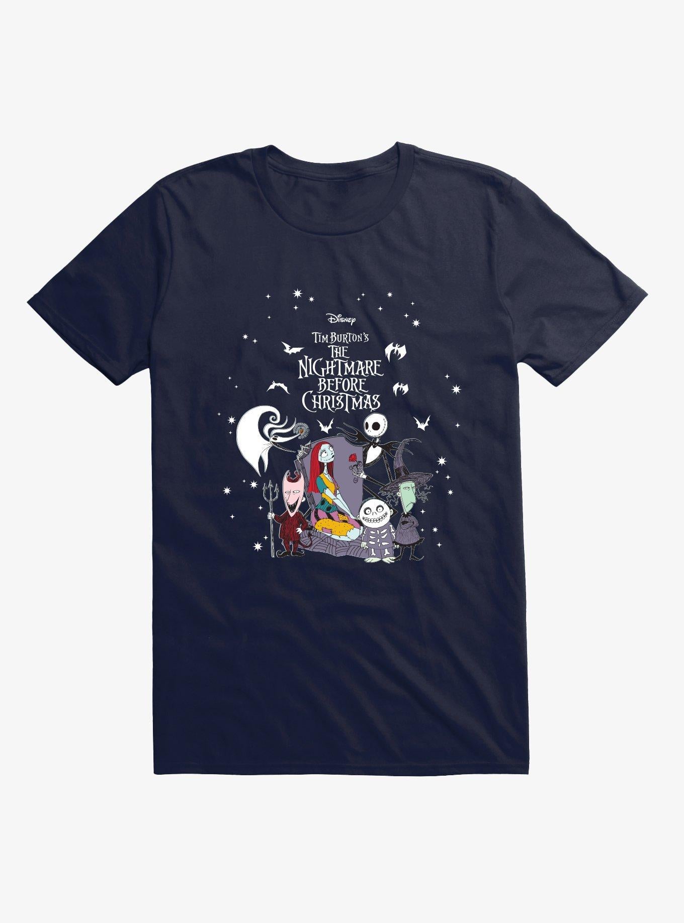 Disney The Nightmare Before Christmas Characters T-Shirt Hot Topic Exclusive T-Shirt | Viral Style | High Demand Item